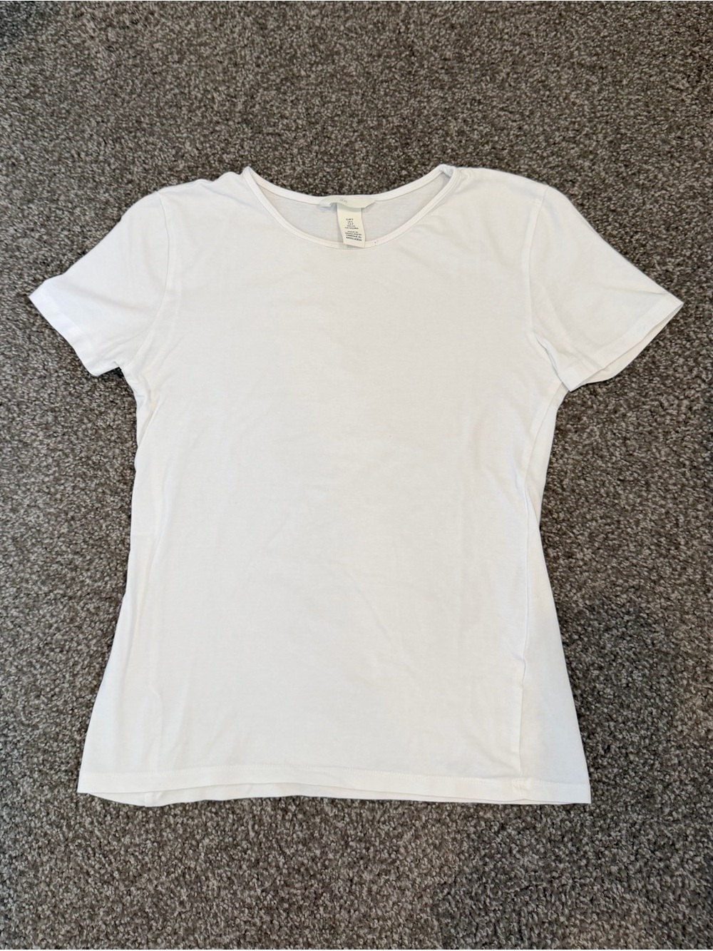 H&M White Short Sleeve Crewneck Tee NWOT Set of 2
